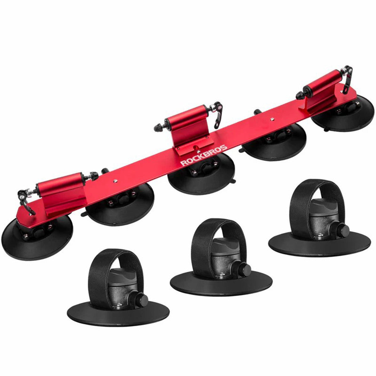 Suction Cup Bike Rack for Car Roof Quick Release Roof Mounted Carrier - OVERLANDERS Outfitter