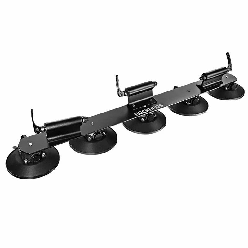 Suction Cup Bike Rack for Car Roof Quick Release Roof Mounted Carrier - OVERLANDERS Outfitter