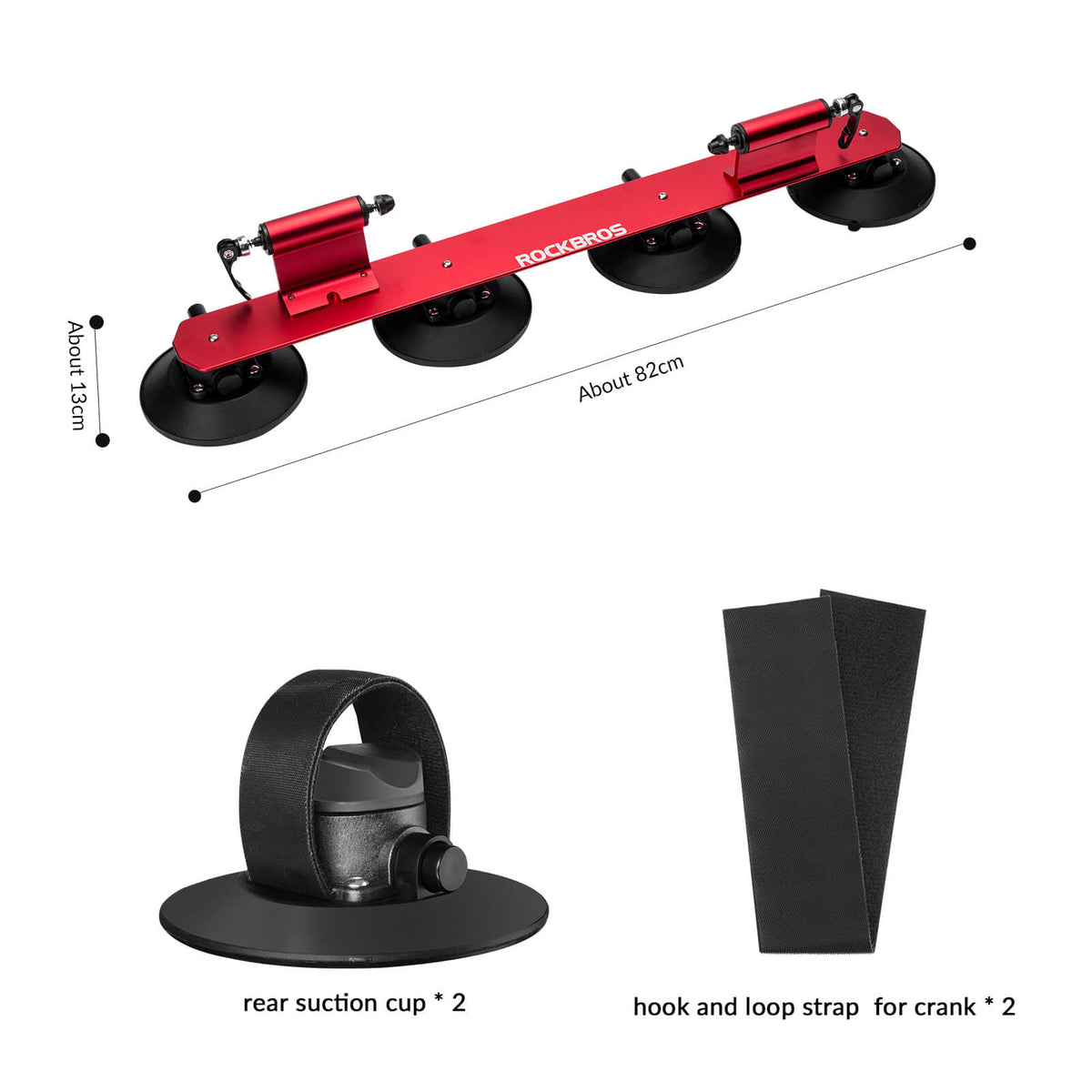 Suction Cup Bike Rack for Car Roof Quick Release Roof Mounted Carrier - OVERLANDERS Outfitter