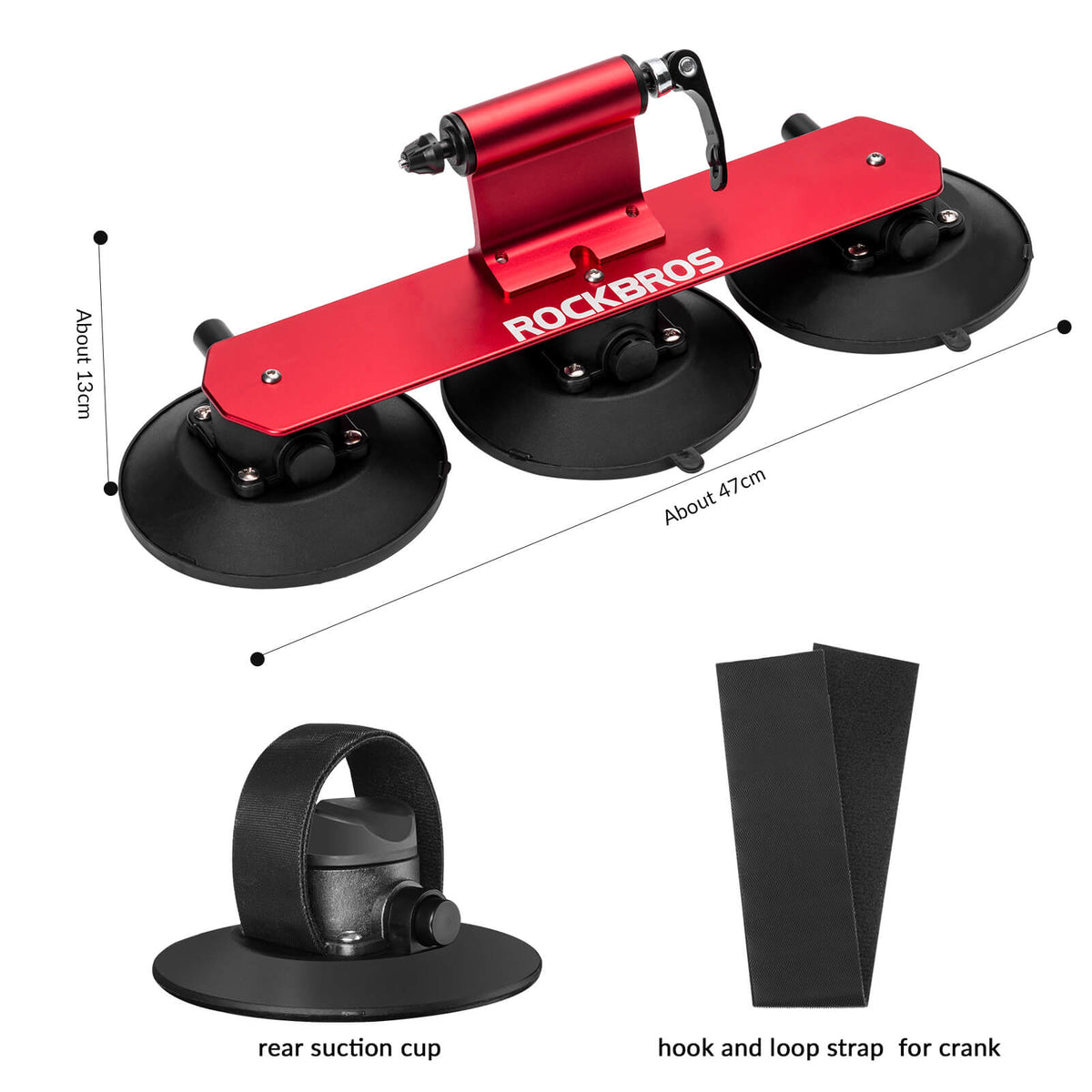 Suction Cup Bike Rack for Car Roof Quick Release Roof Mounted Carrier - OVERLANDERS Outfitter