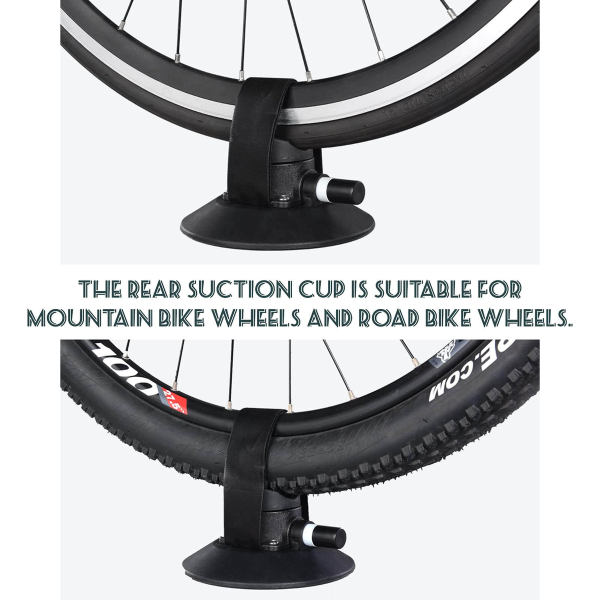 Suction Cup Bike Rack for Car Roof Quick Release Roof Mounted Carrier - OVERLANDERS Outfitter