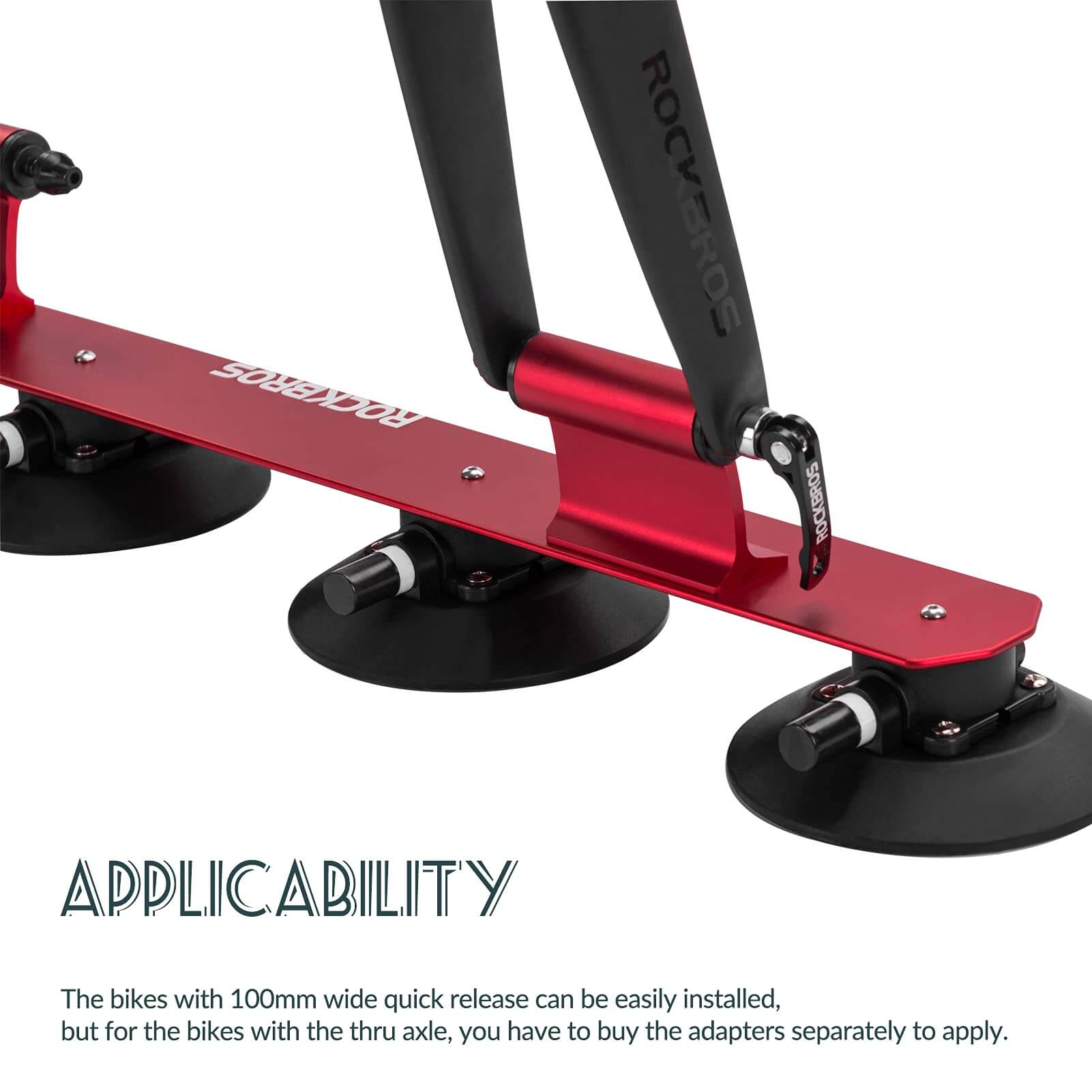 Suction Cup Bike Rack for Car Roof Quick Release Roof Mounted Carrier - OVERLANDERS Outfitter