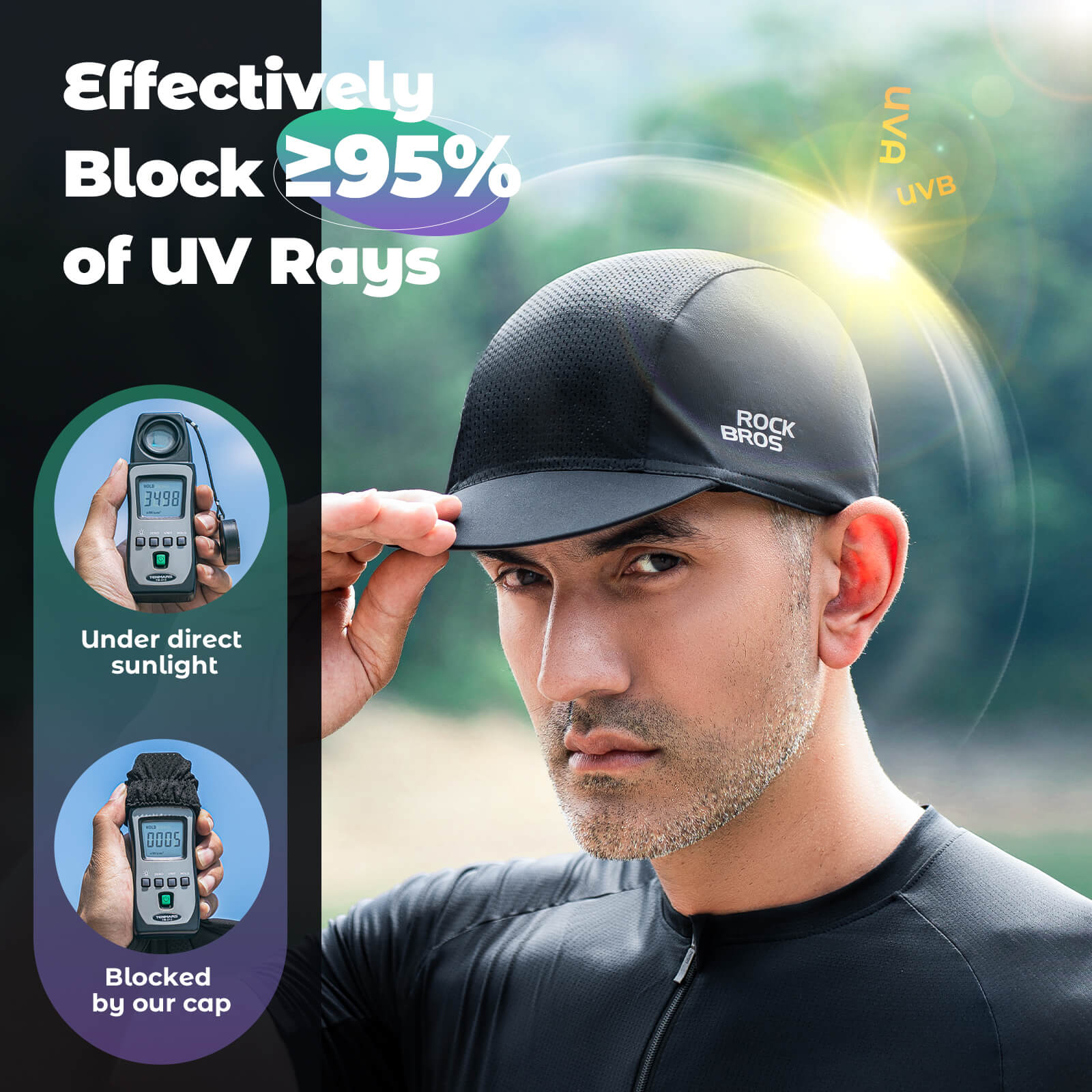 ROCKBROS Summer Cycling Cap Sun Protection Breathable Hat - OVERLANDERS Outfitter