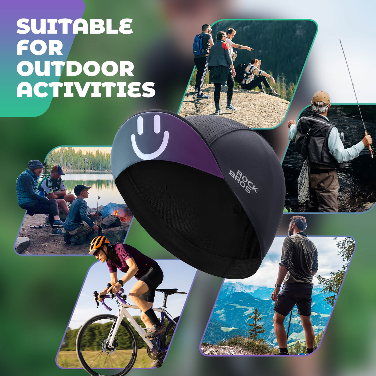 ROCKBROS Summer Cycling Cap Sun Protection Breathable Hat - OVERLANDERS Outfitter