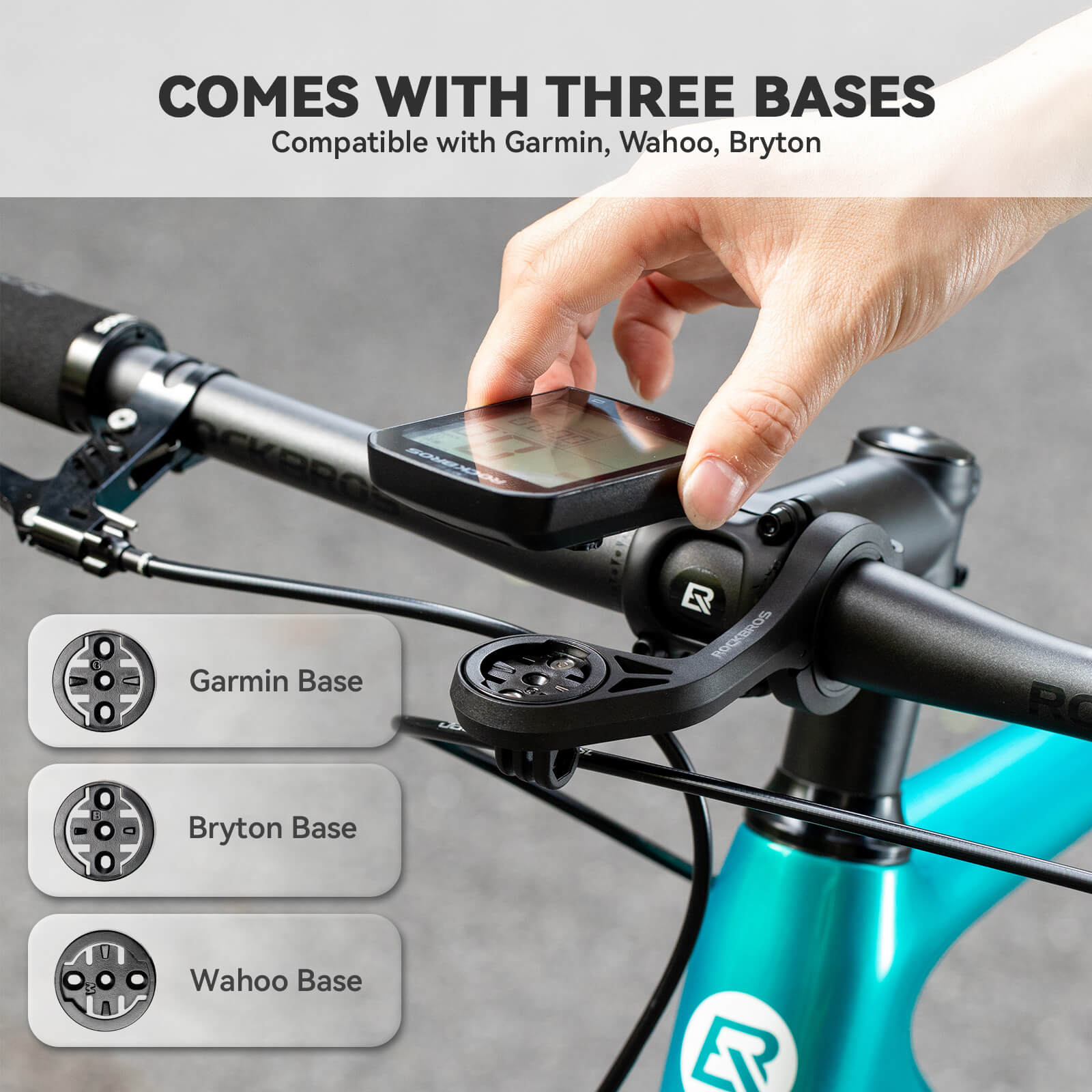 Bike Computer Mount for Round Handlebars - OVERLANDERS Outfitter