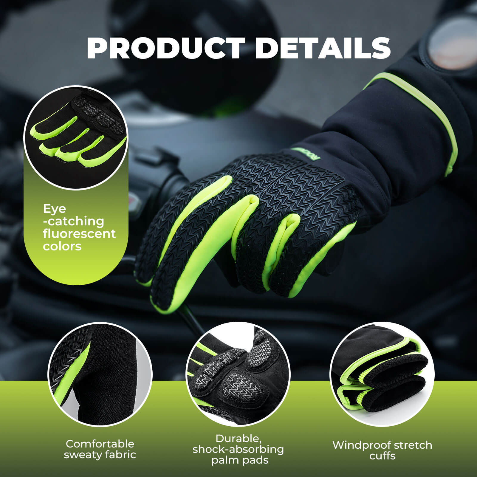 Thermal Full Finger Cycling Gloves - OVERLANDERS Outfitter