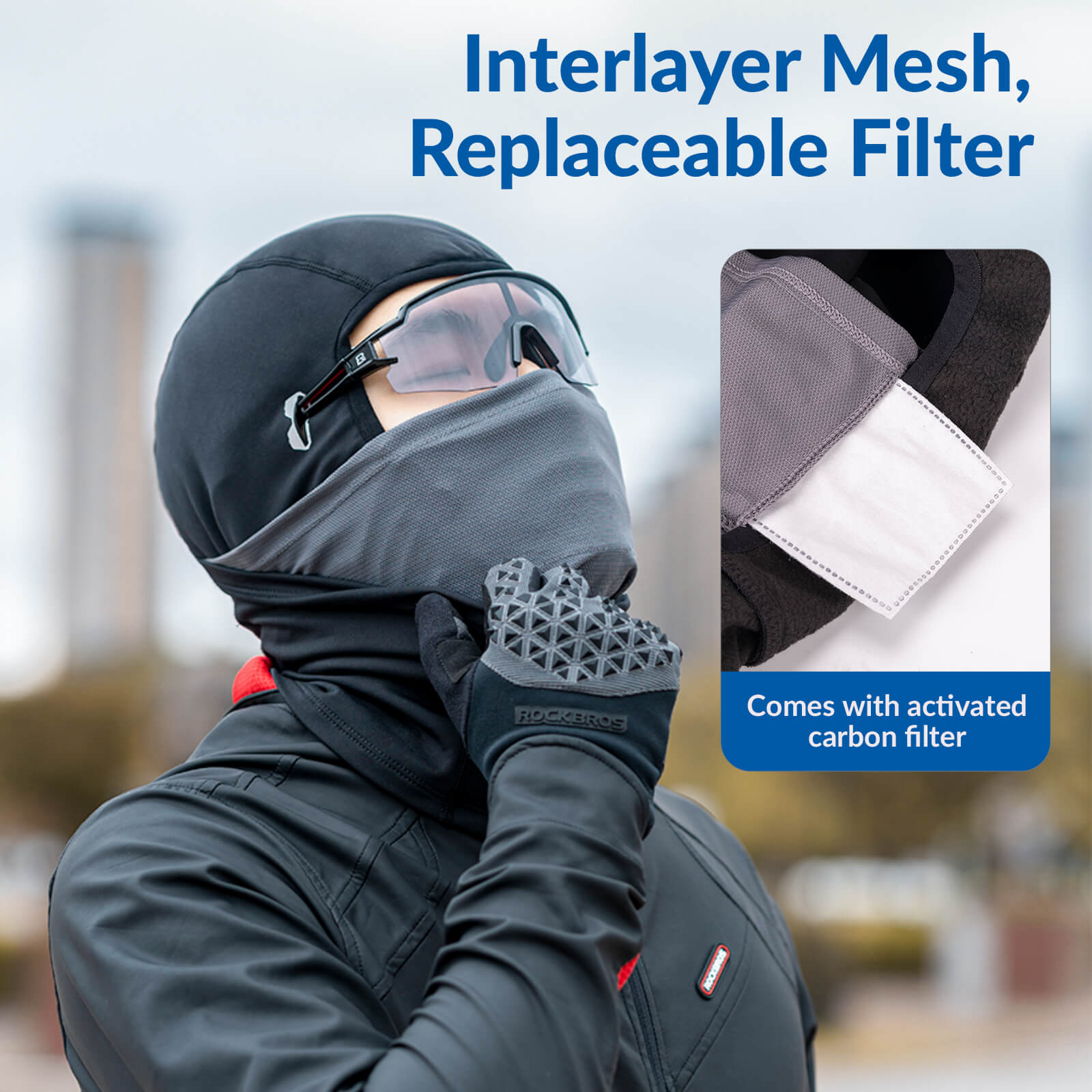 Thermal Ski Balaclava with Glasses Hole - OVERLANDERS Outfitter