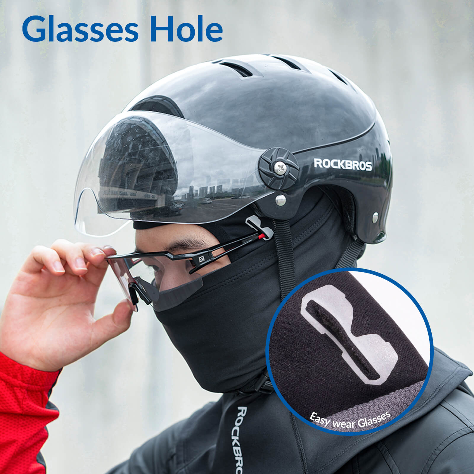 Thermal Ski Balaclava with Glasses Hole - OVERLANDERS Outfitter