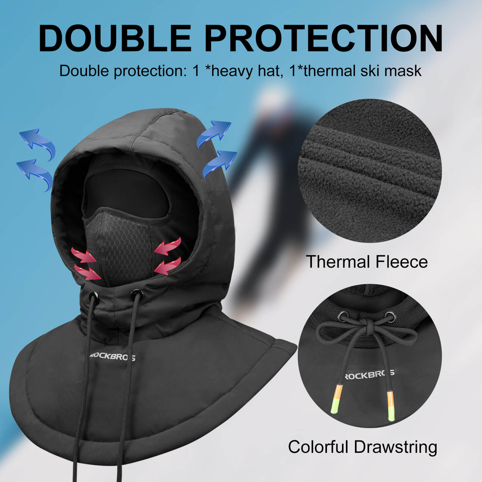 Extended Thermal Winter Balaclava - OVERLANDERS Outfitter