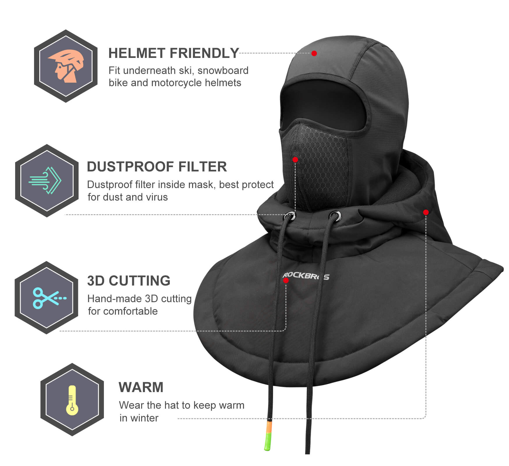 Extended Thermal Winter Balaclava - OVERLANDERS Outfitter