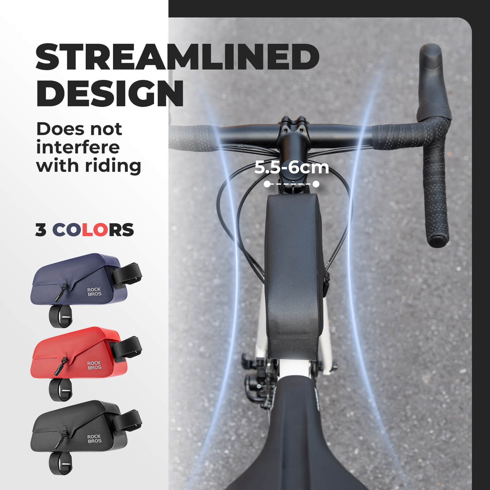 Top Tube Bike Frame Bag Magnetic 100% Waterproof - OVERLANDERS Outfitter