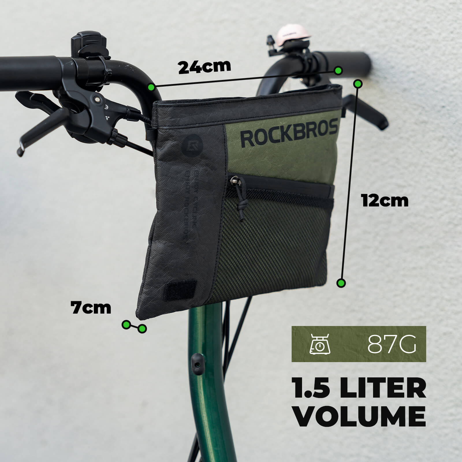 Bike Handlebar Bag & Shoulder Bag - 1.5L - OVERLANDERS Outfitter
