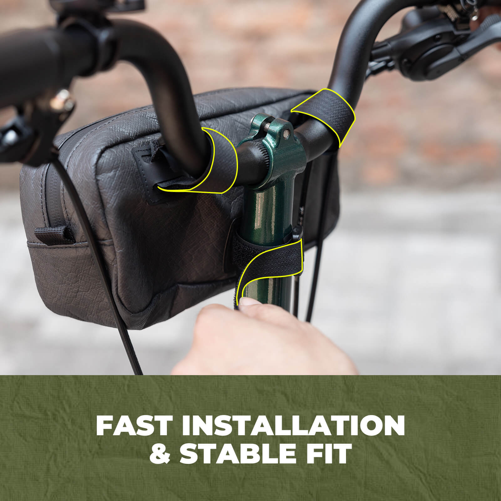 Bike Handlebar Bag with Shoulder Strap - 1.5L - OVERLANDERS Outfitter