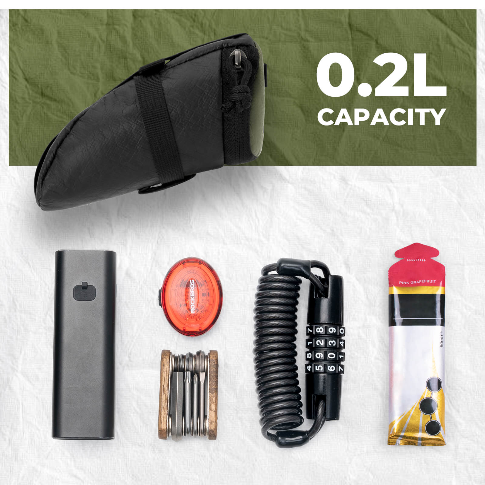 Bike Saddle Bag - 0.2L - OVERLANDERS Outfitter