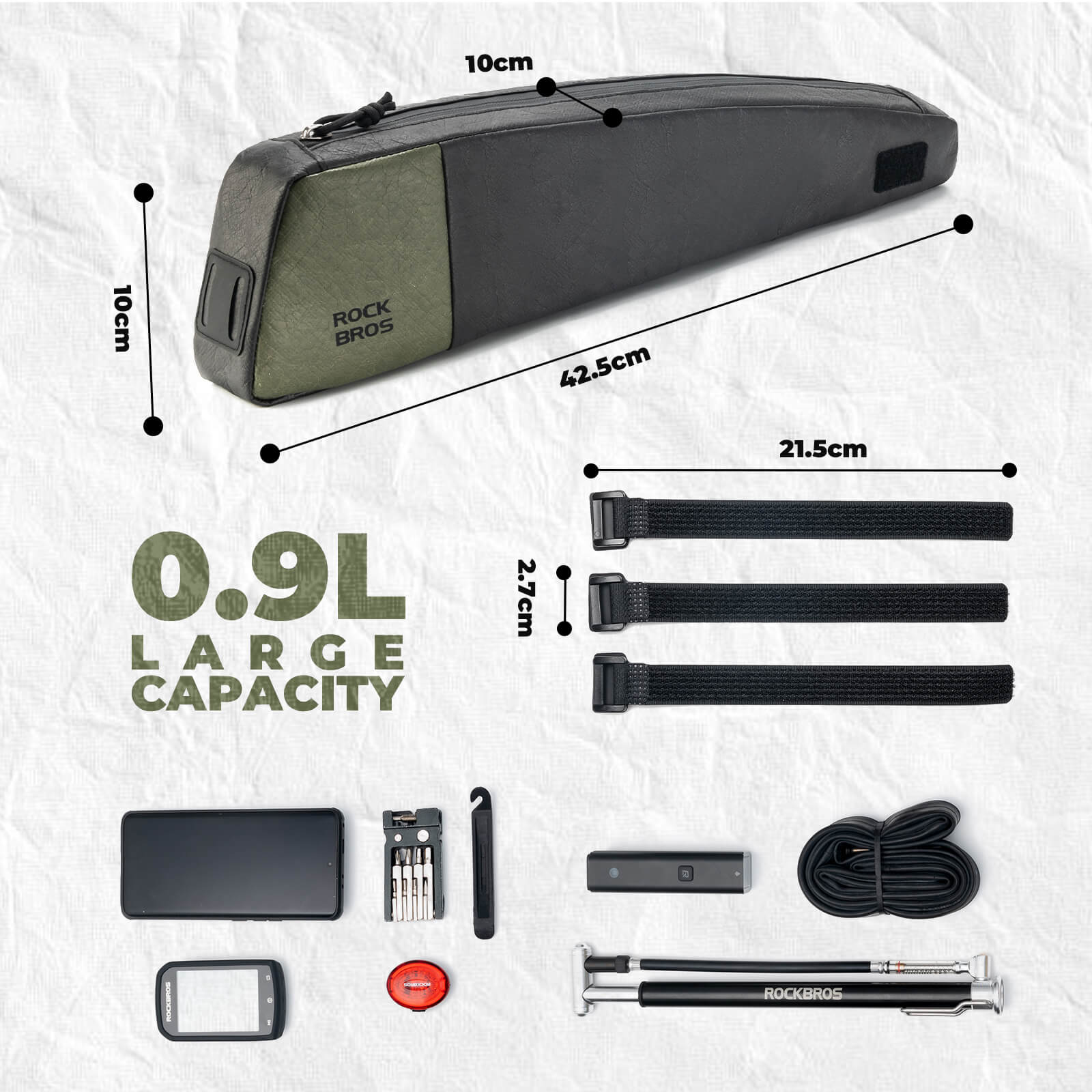 Top Tube Bike Bag - 0.9L - OVERLANDERS Outfitter