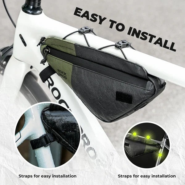 Triangle Bike Frame Bag with Shoulder Strap - 0.7L - OVERLANDERS Outfitter