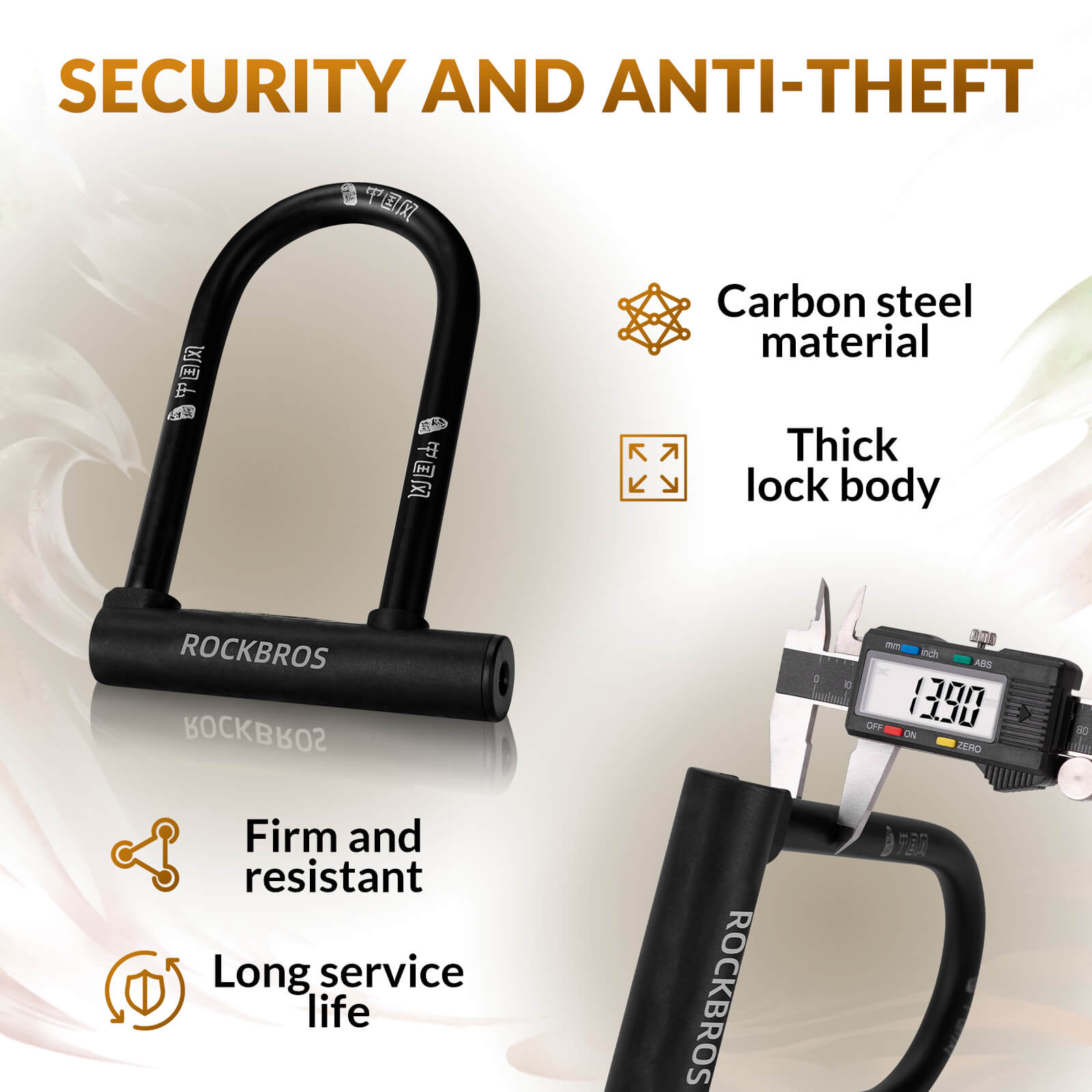 U-Lock Bike Lock for Secure Bicycle Protection - OVERLANDERS Outfitter