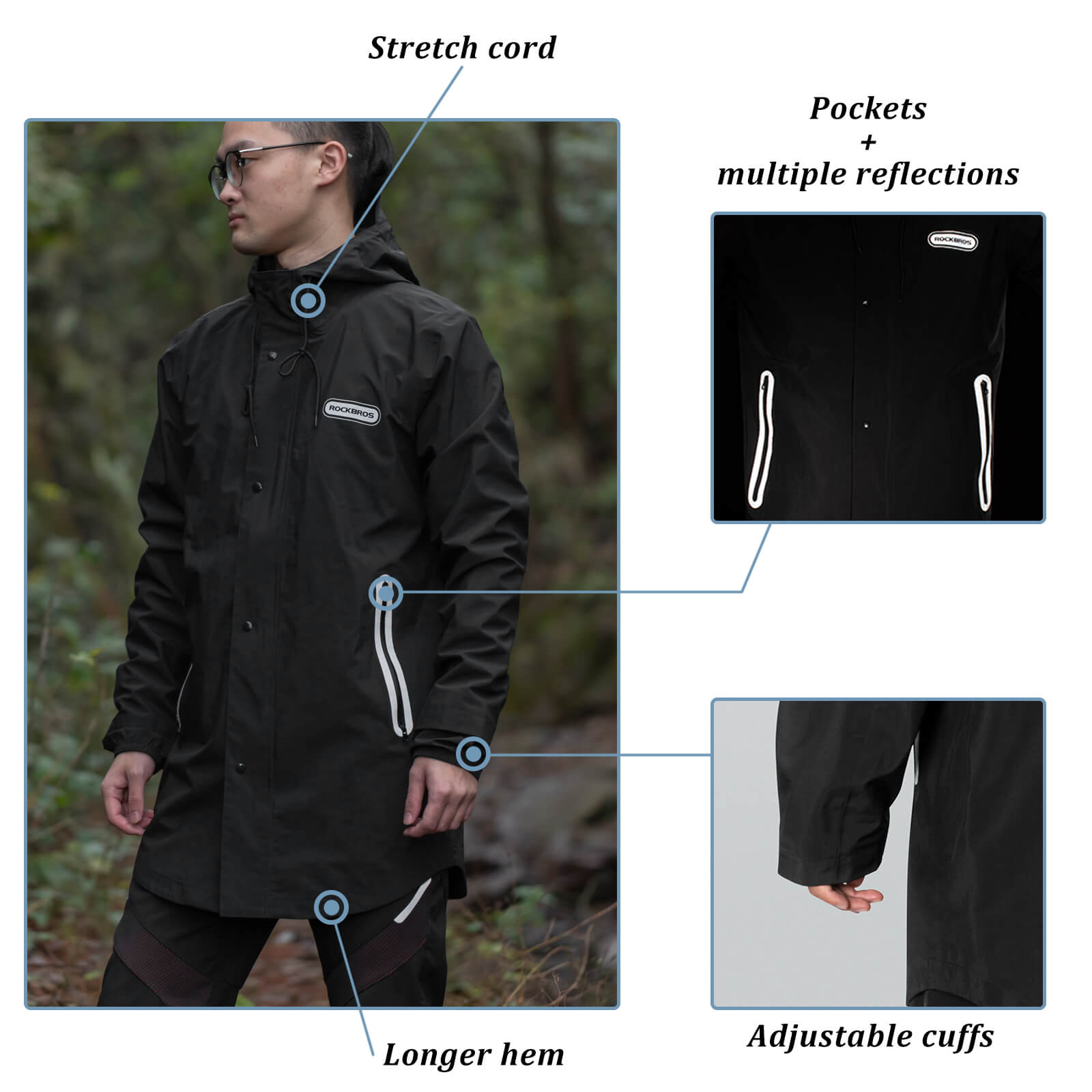 Unisex Long Waterproof Raincoat - OVERLANDERS Outfitter