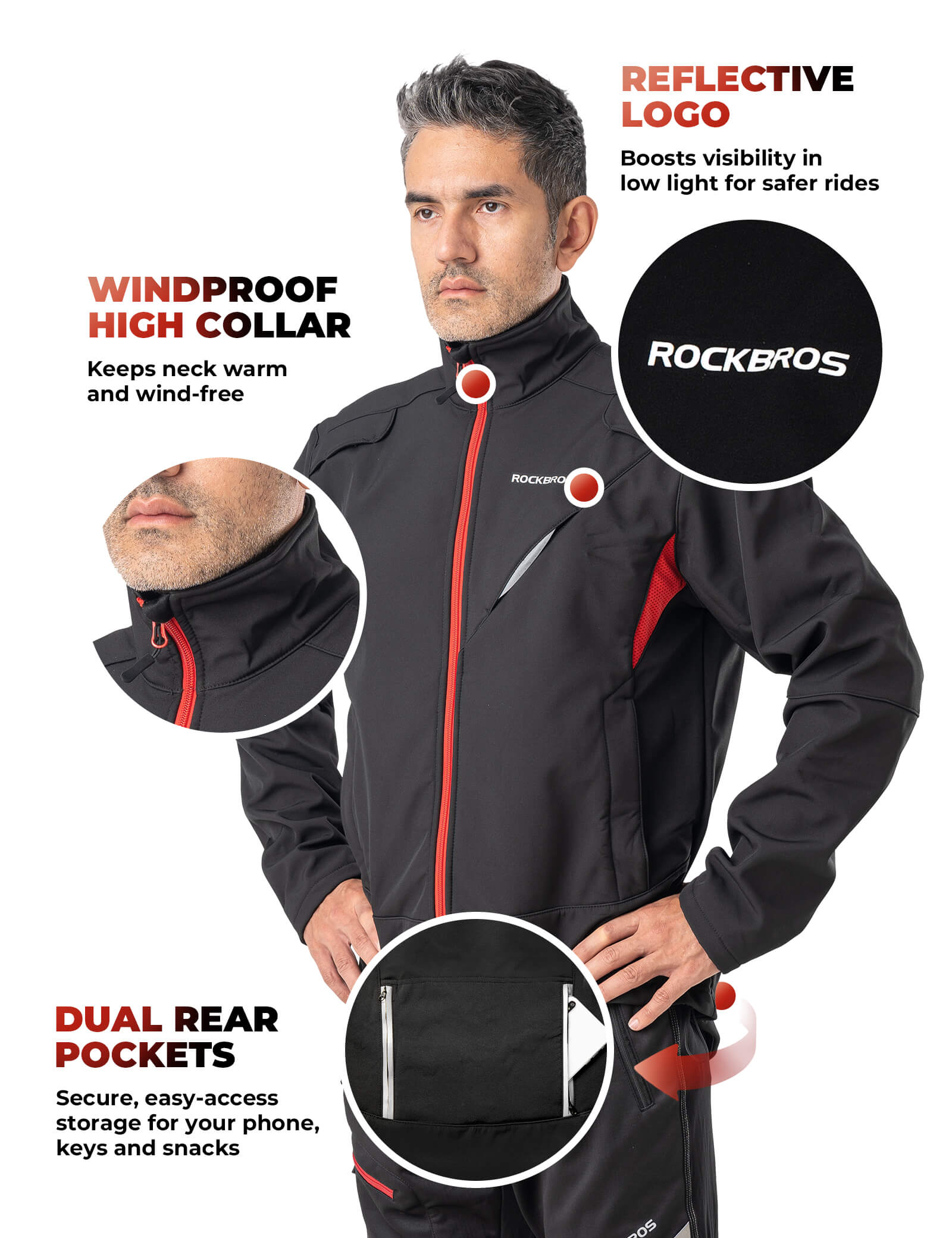 Unisex Thermal Winter Cycling Jacket - OVERLANDERS Outfitter