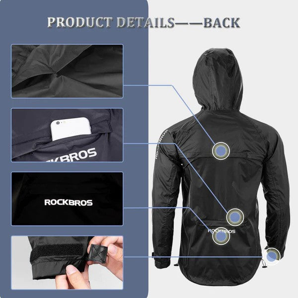 Unisex Waterproof Cycling Rain Jacket - OVERLANDERS Outfitter