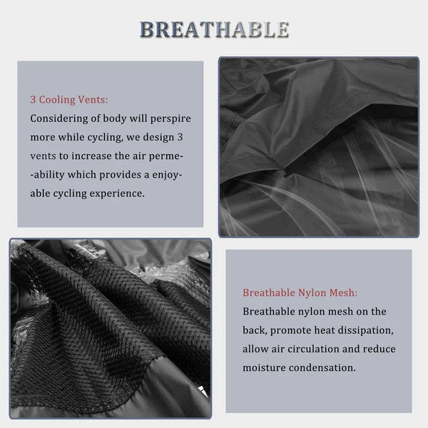 Unisex Waterproof Cycling Rain Jacket - OVERLANDERS Outfitter