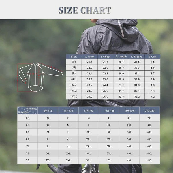 Unisex Waterproof Cycling Rain Jacket - OVERLANDERS Outfitter