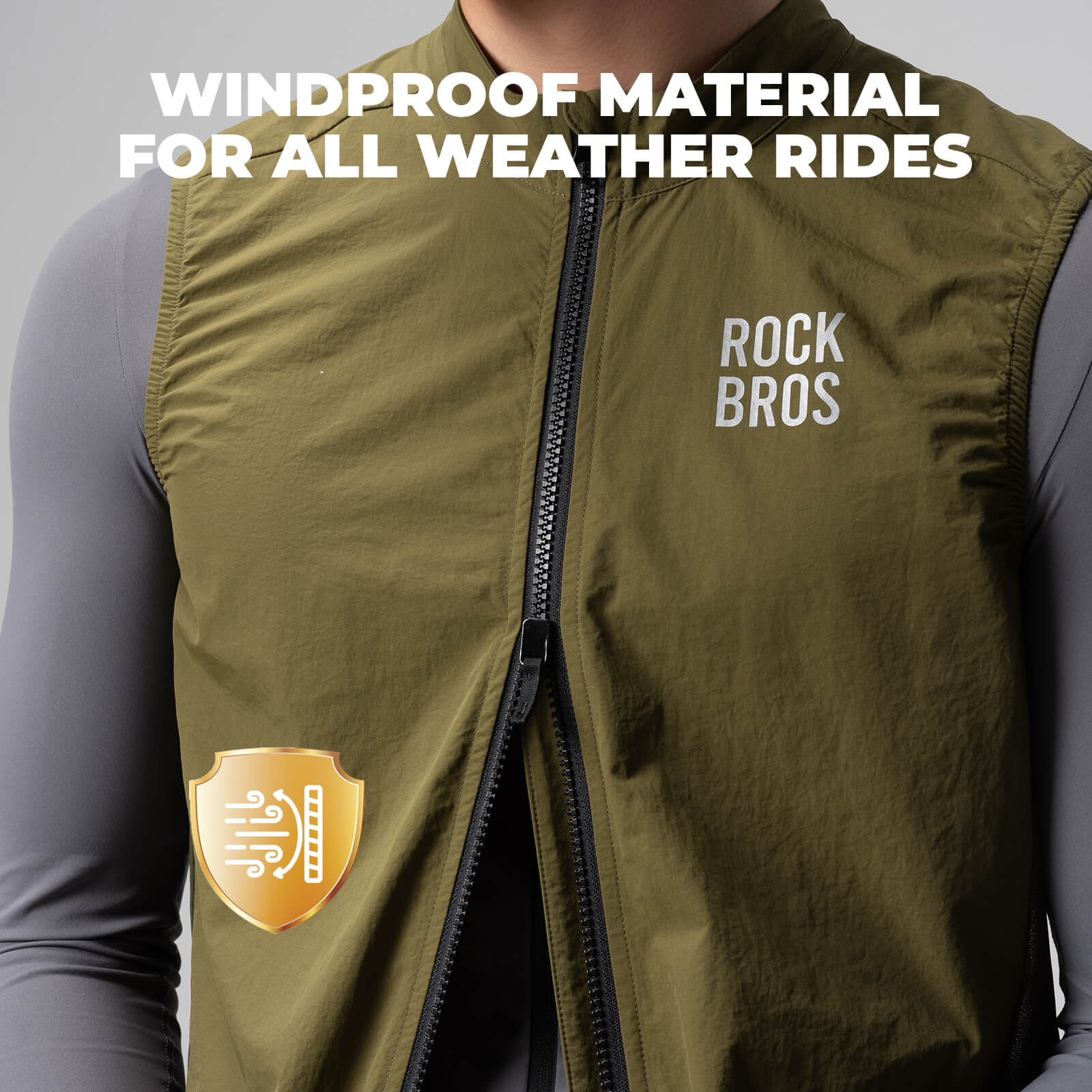 Unisex Windproof Cycling Vest - OVERLANDERS Outfitter