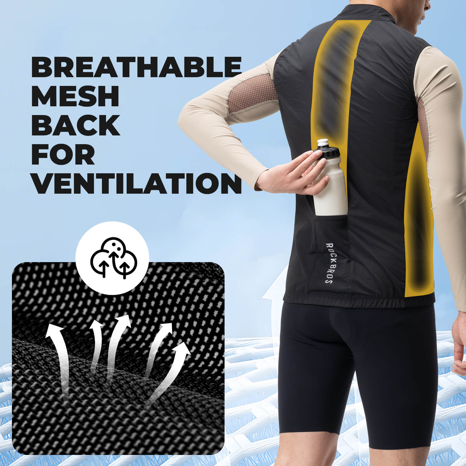 Unisex Windproof Cycling Vest - OVERLANDERS Outfitter