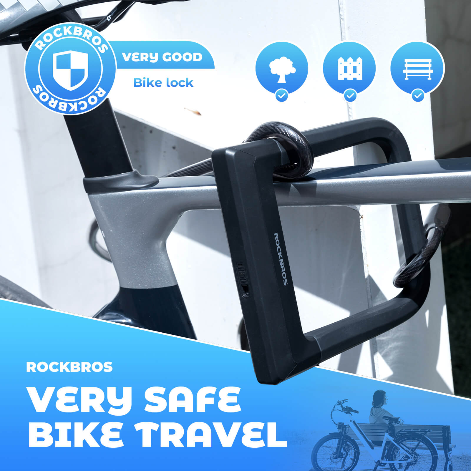 Upgraded Wide & Thick Silicone U-Lock - OVERLANDERS Outfitter
