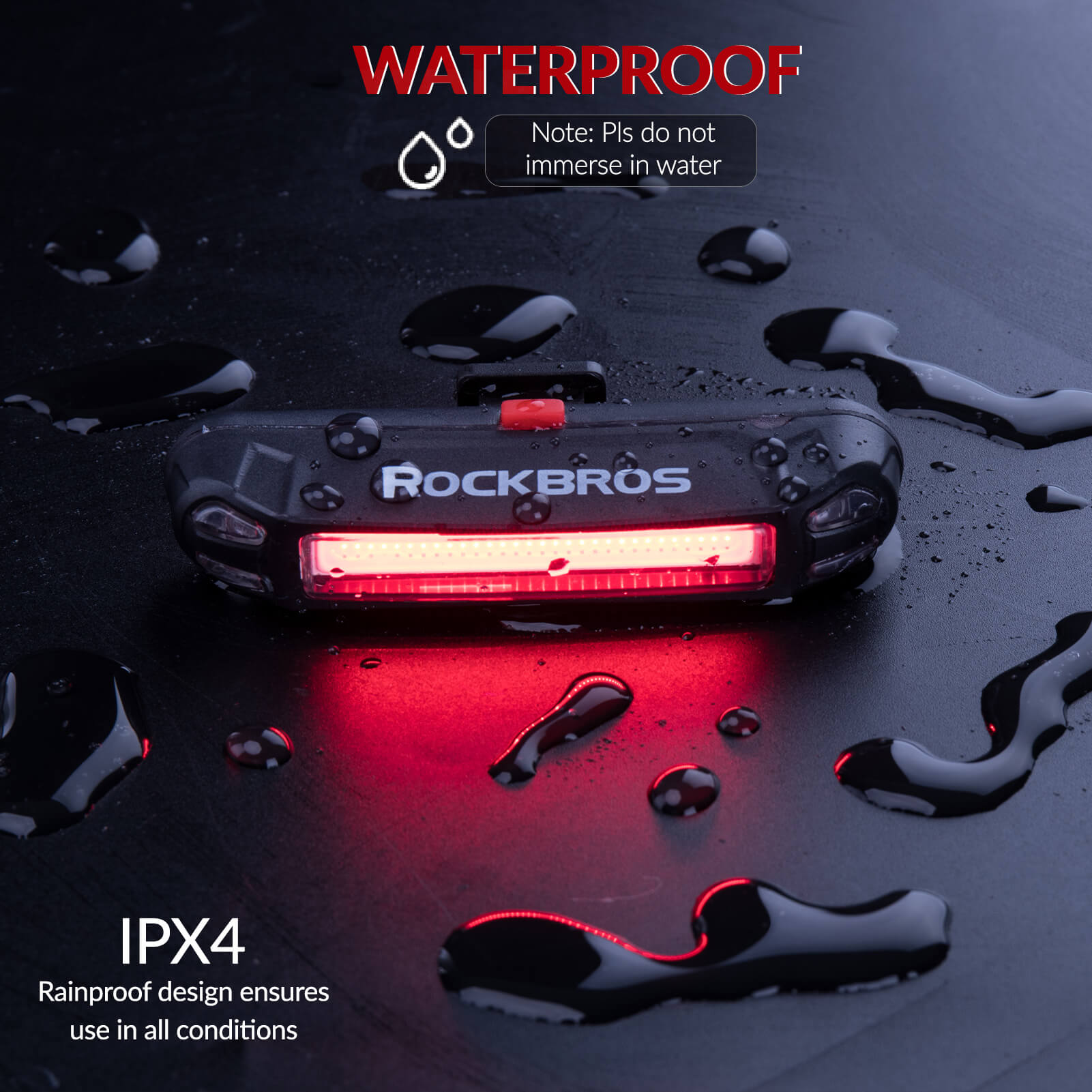 Rear Bike Light USB Rechargeable - OVERLANDERS Outfitter