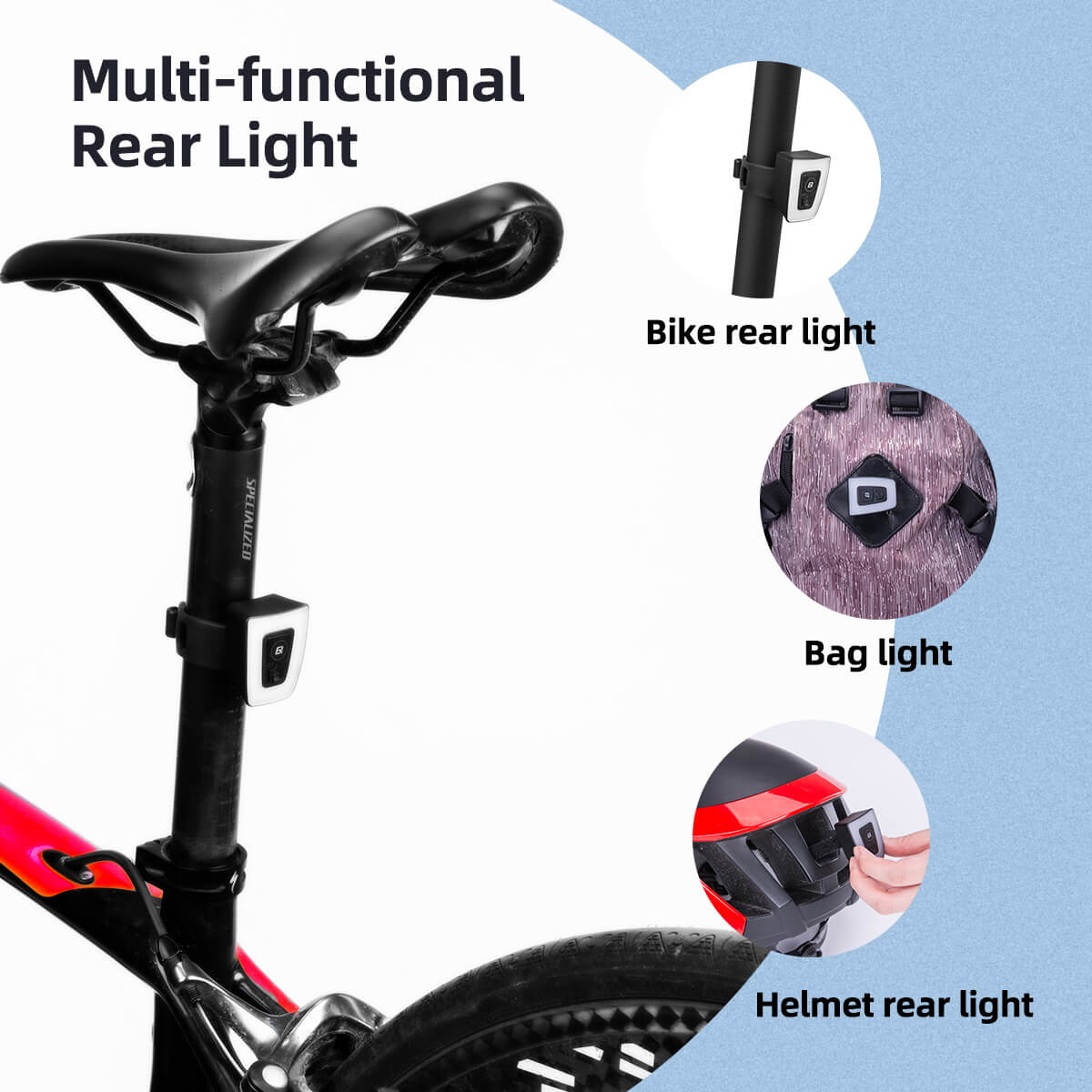Helmet Rear Light - OVERLANDERS Outfitter
