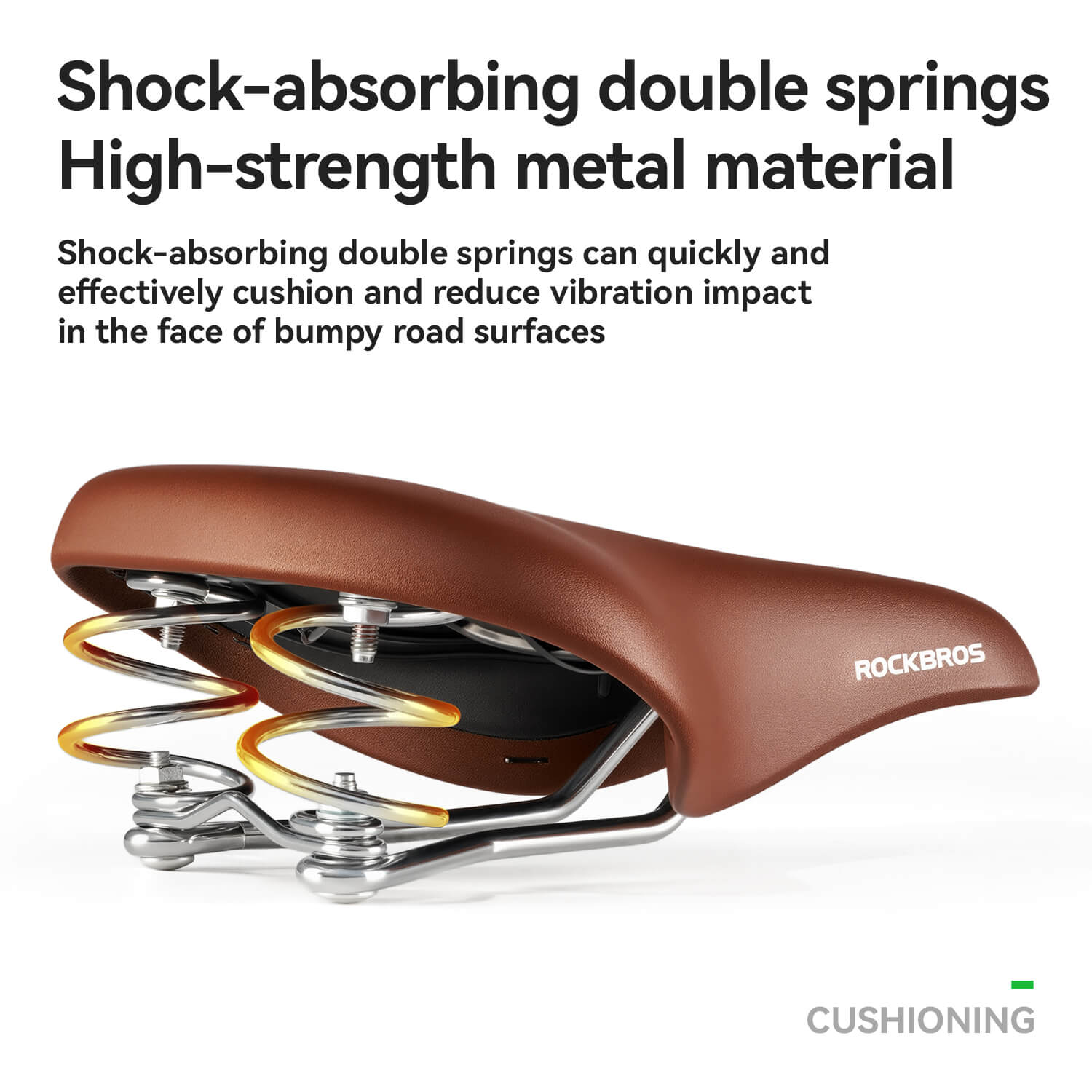 Retro Comfort Bike Saddle - OVERLANDERS Outfitter