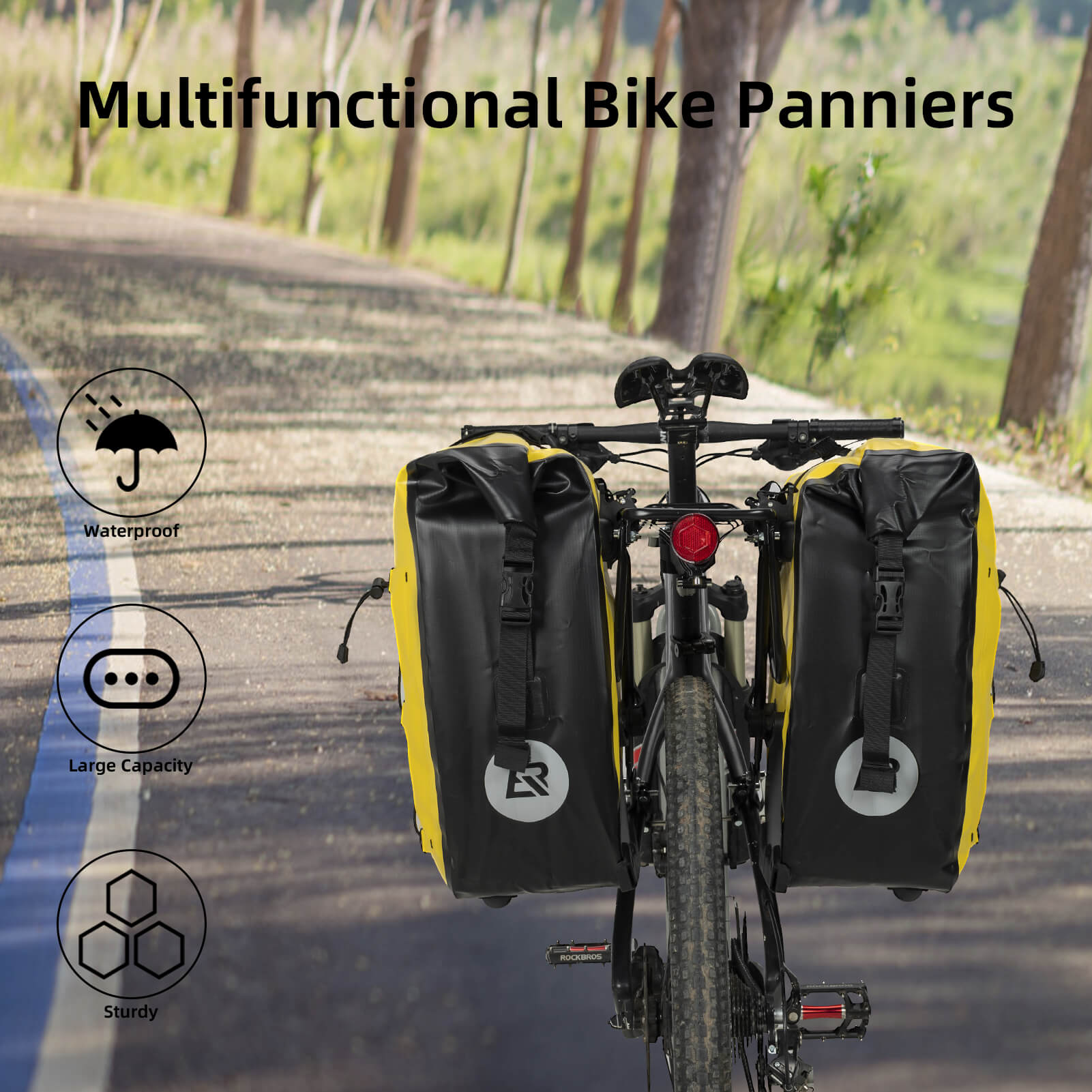 Fully Waterproof Bike Pannier Large Capacity - OVERLANDERS Outfitter