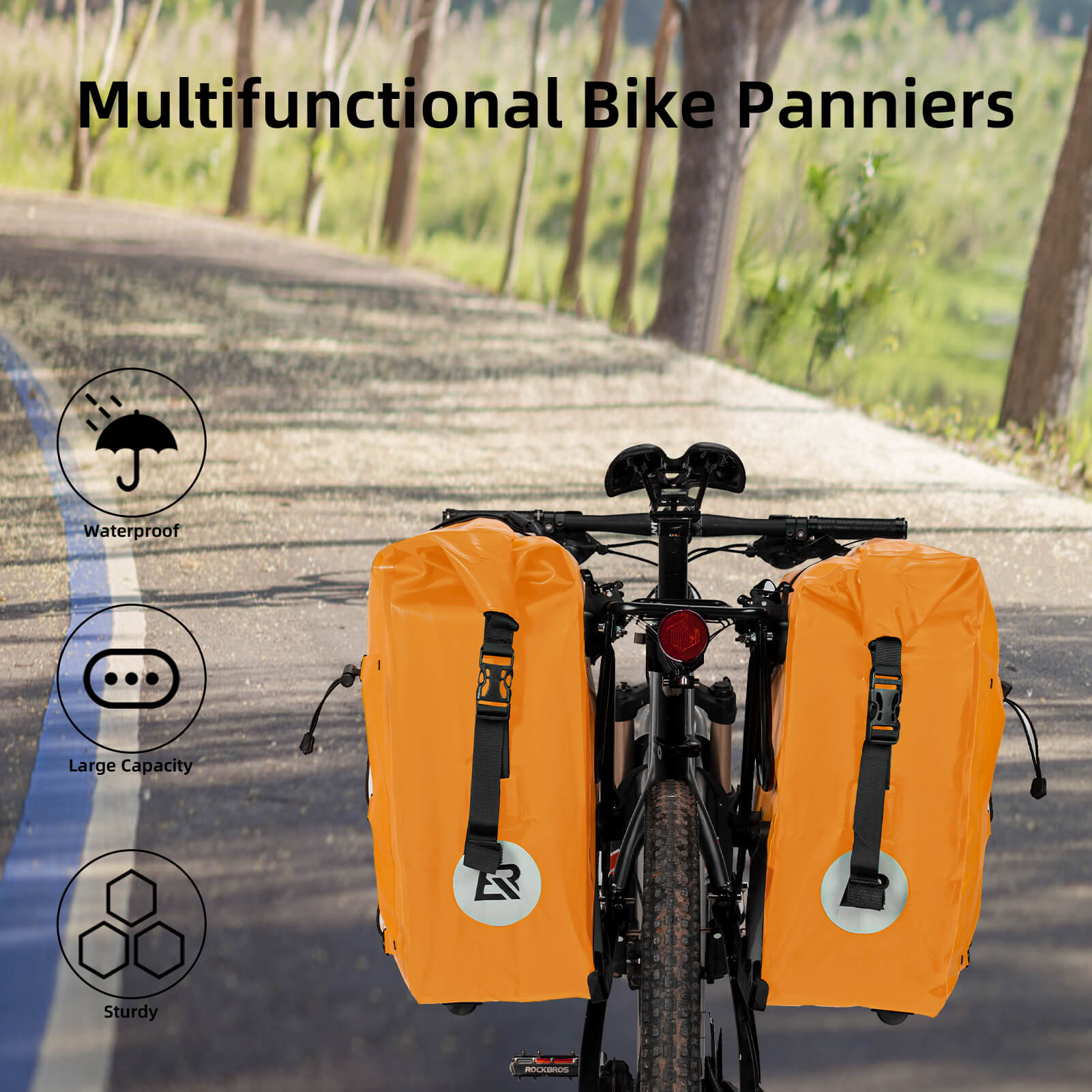 Fully Waterproof Bike Pannier Large Capacity - OVERLANDERS Outfitter