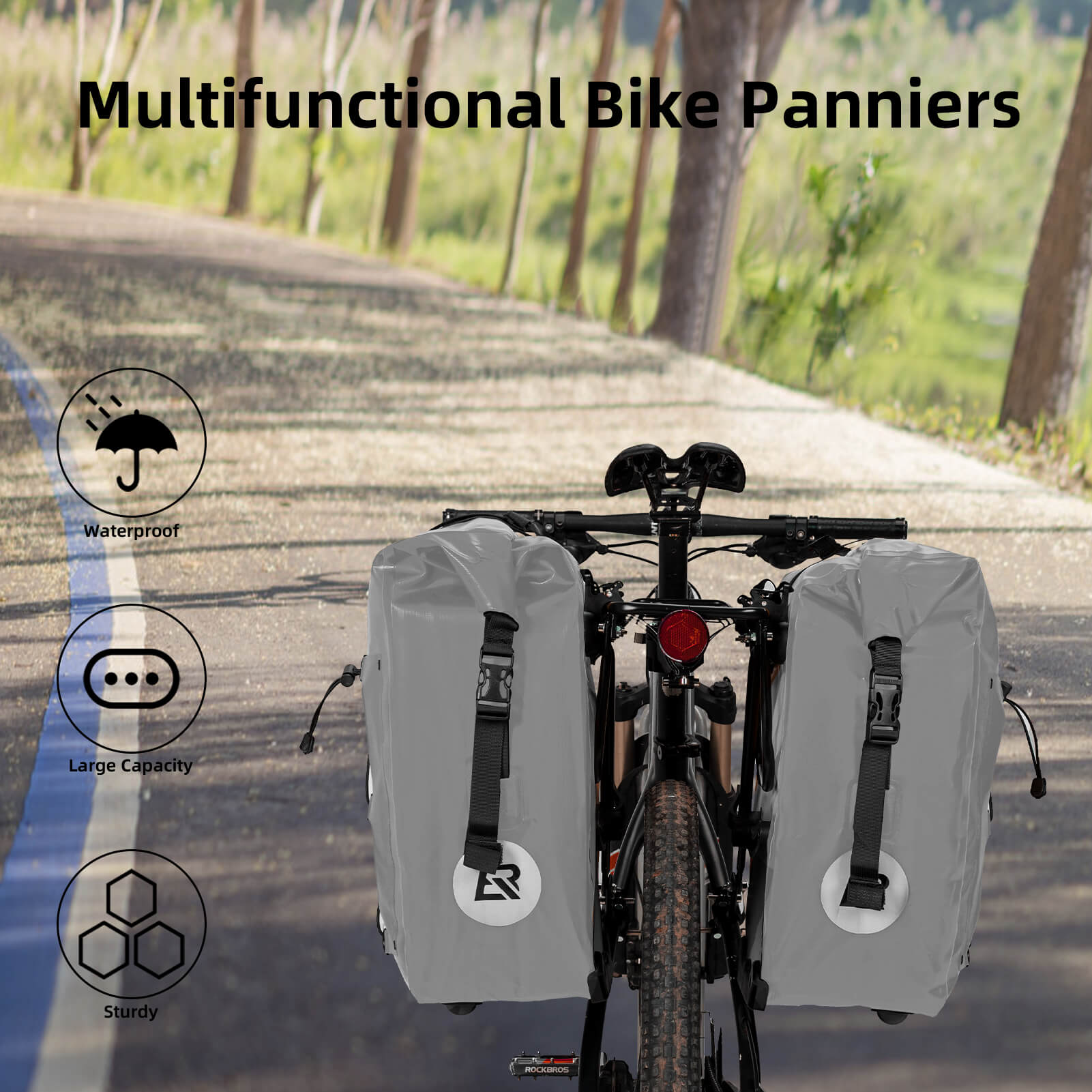 Fully Waterproof Bike Pannier Large Capacity - OVERLANDERS Outfitter
