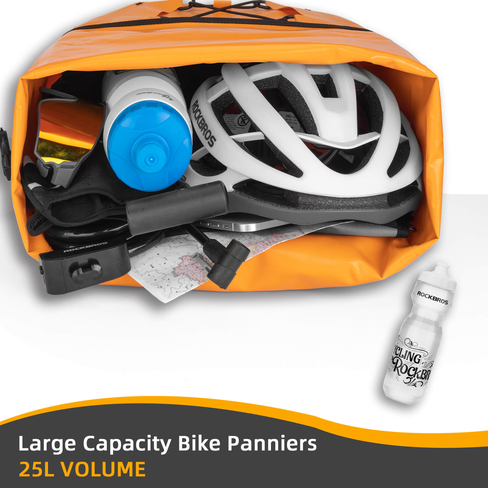 Fully Waterproof Bike Pannier Large Capacity - OVERLANDERS Outfitter