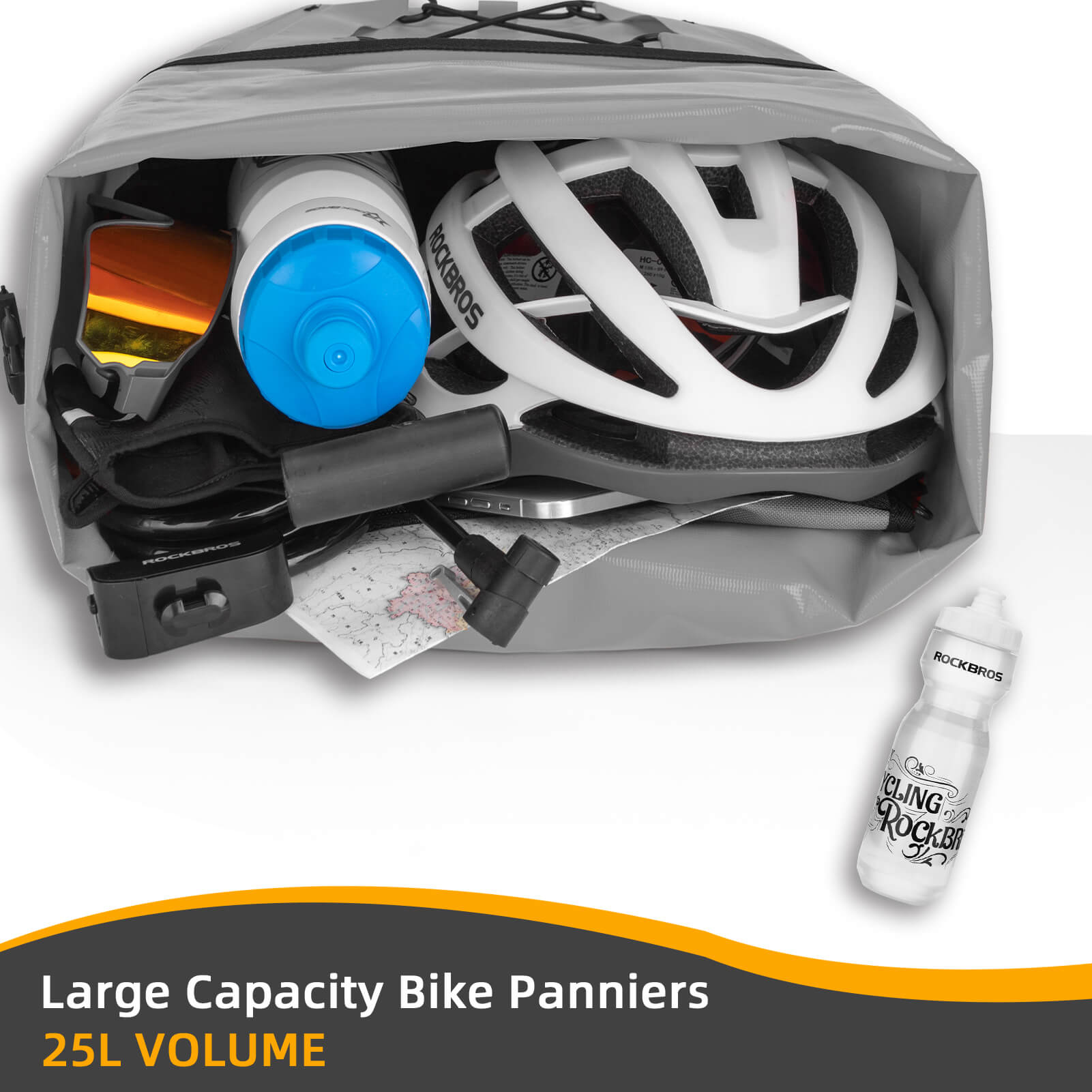 Fully Waterproof Bike Pannier Large Capacity - OVERLANDERS Outfitter