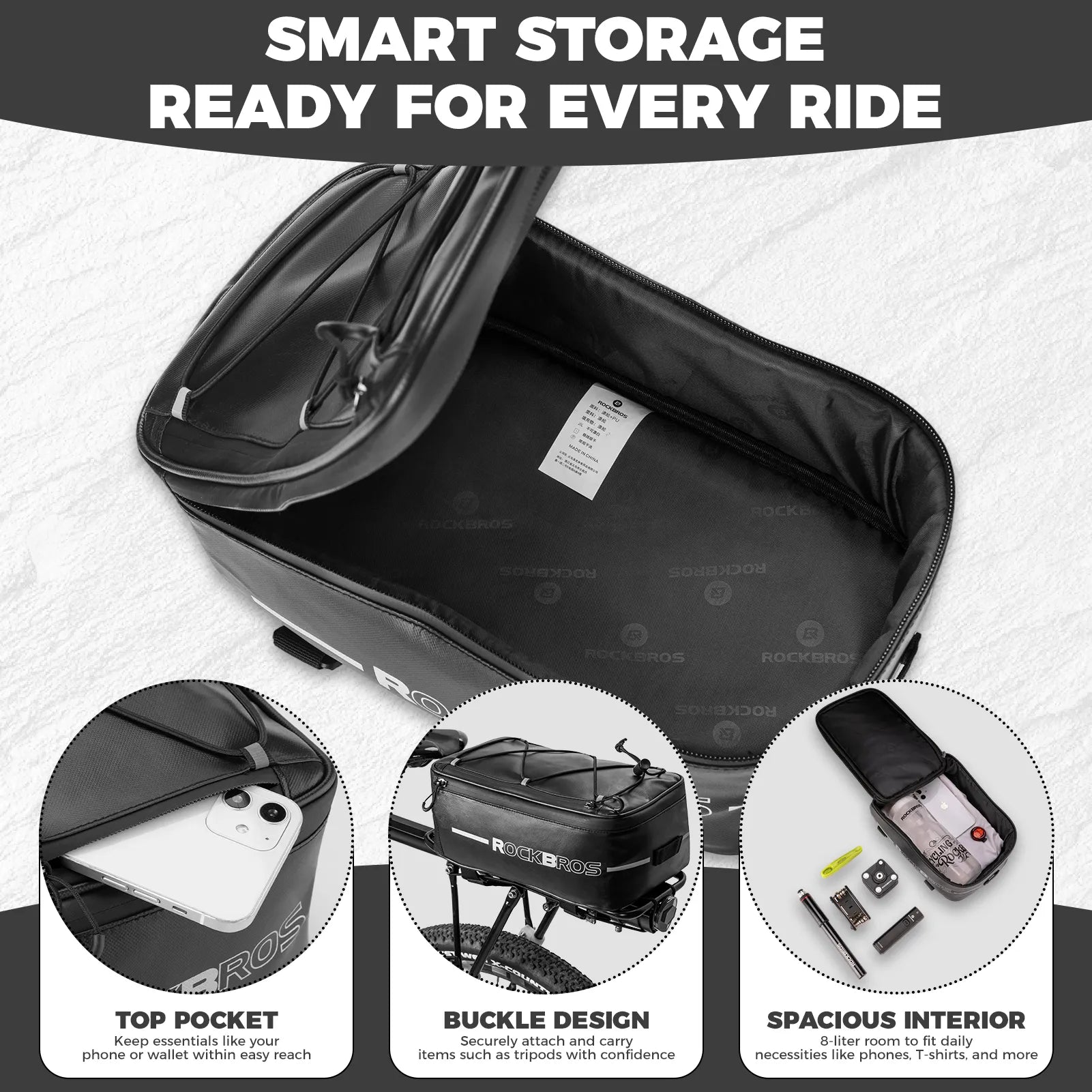 Bike Rear Rack Bag - OVERLANDERS Outfitter