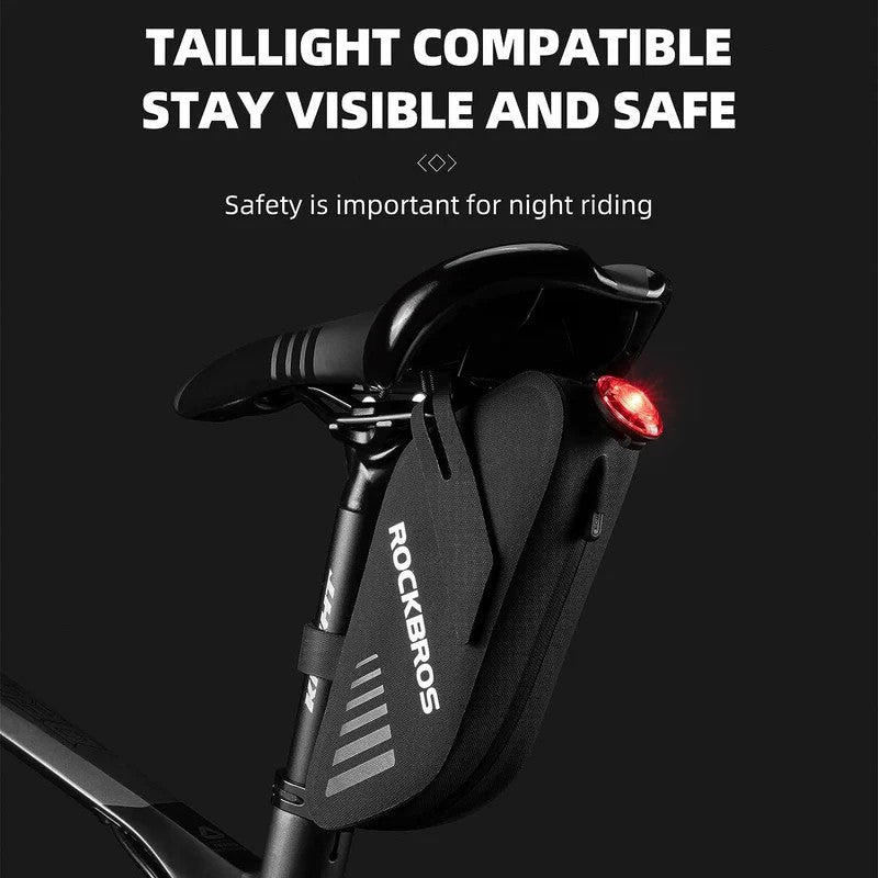 Waterproof Bike Saddle Bag - 0.6L - OVERLANDERS Outfitter