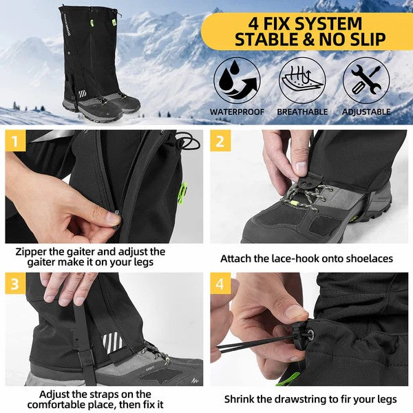 Waterproof Leg Gaiters - OVERLANDERS Outfitter