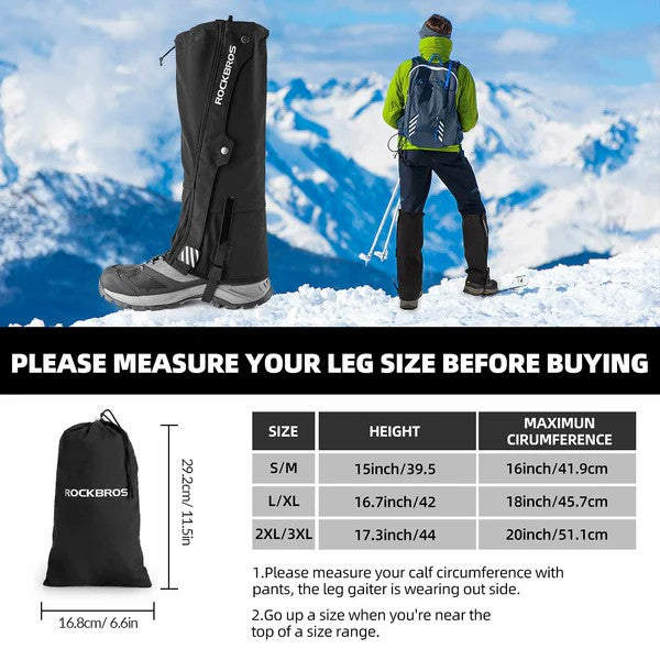 Waterproof Leg Gaiters - OVERLANDERS Outfitter