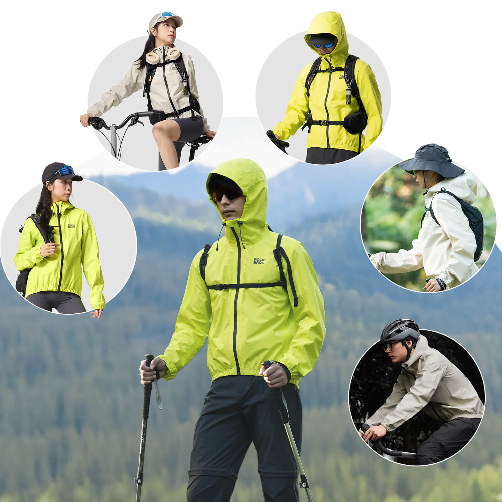 Unisex Waterproof Windproof Cycling Jacket - OVERLANDERS Outfitter