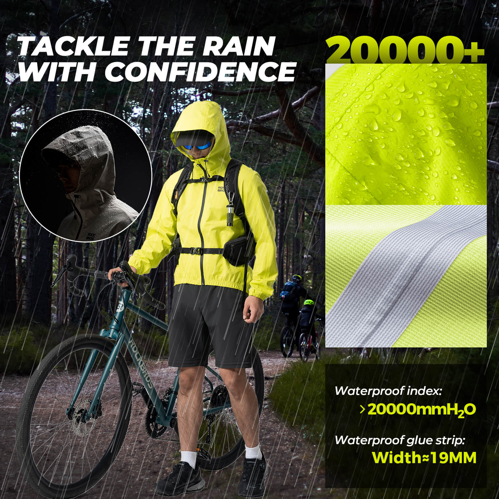 Unisex Waterproof Windproof Cycling Jacket - OVERLANDERS Outfitter