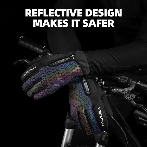 Fleece Full Finger Cycling Gloves - OVERLANDERS Outfitter