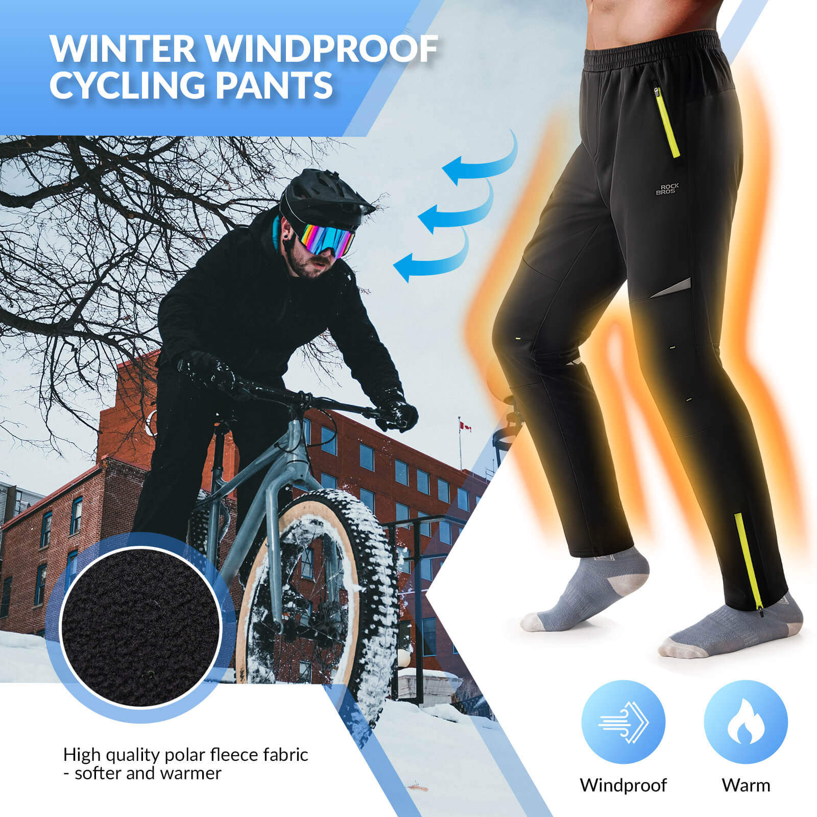 Unisex Windproof Thermal Cycling Pants - OVERLANDERS Outfitter