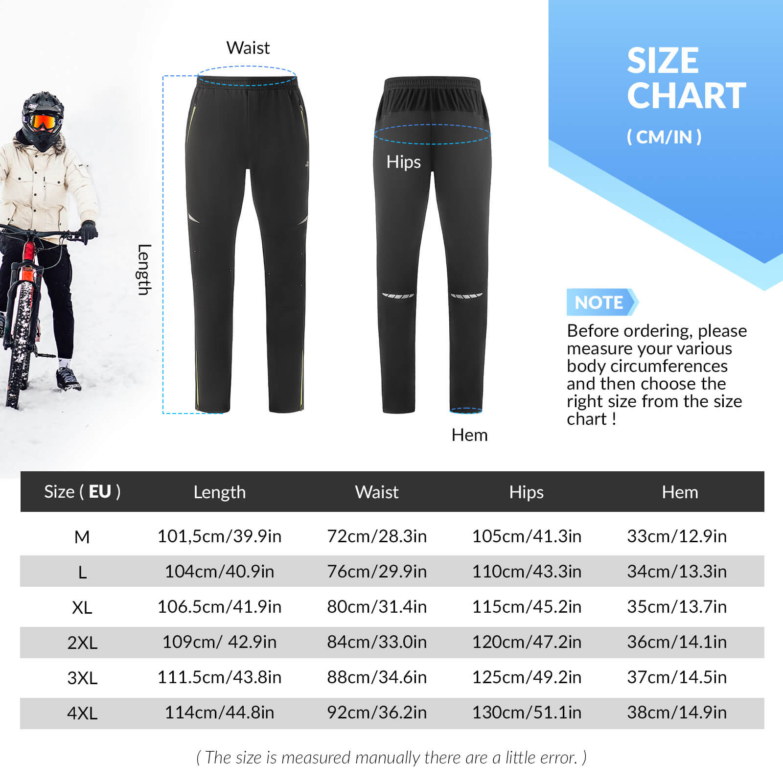 Unisex Windproof Thermal Cycling Pants - OVERLANDERS Outfitter