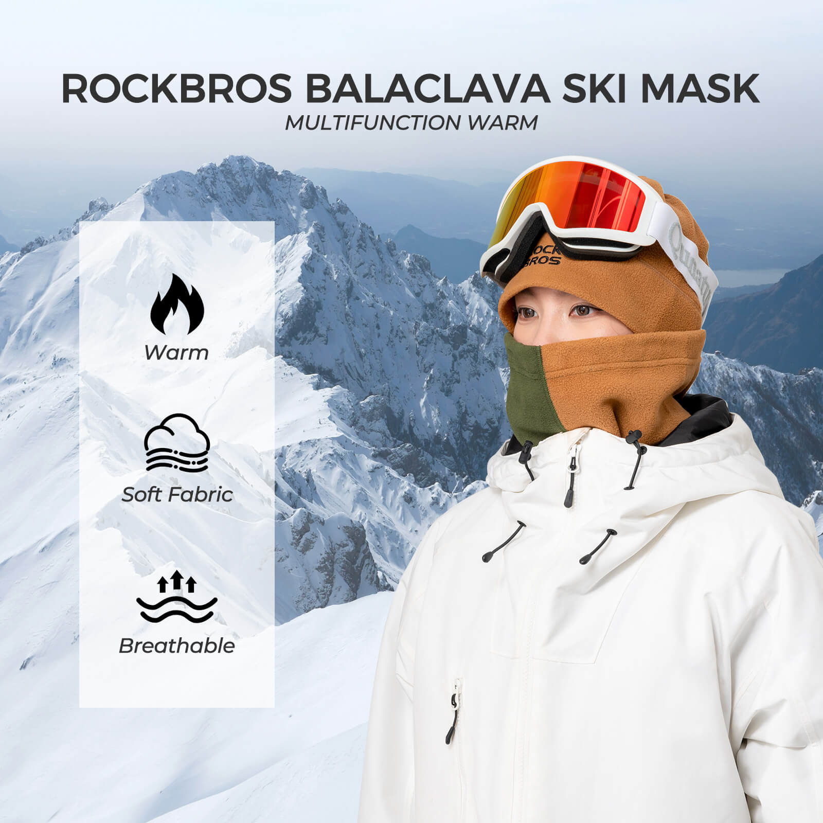 Winter Fleece Neck Warmer & Ski Mask - OVERLANDERS Outfitter