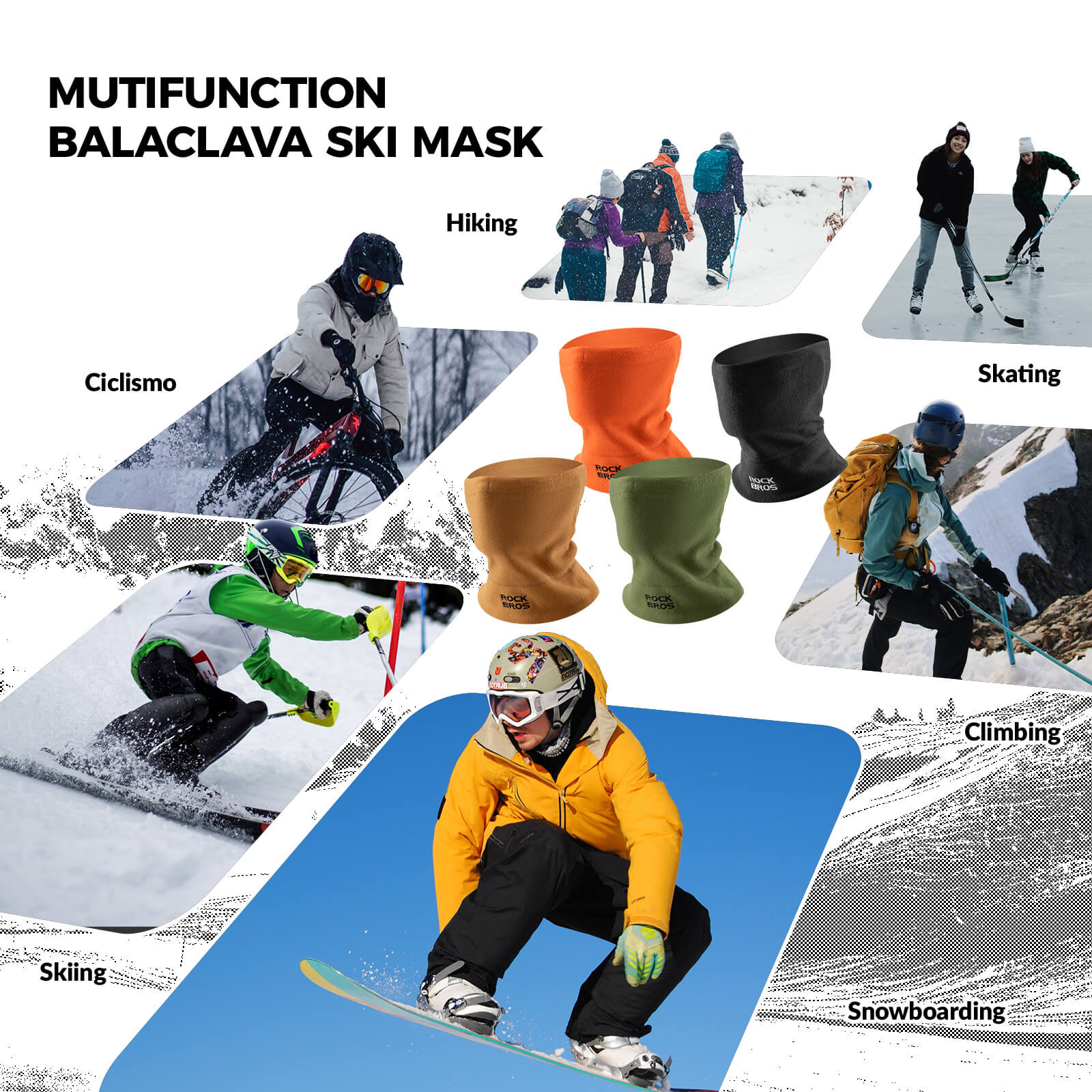 Winter Fleece Neck Warmer & Ski Mask - OVERLANDERS Outfitter