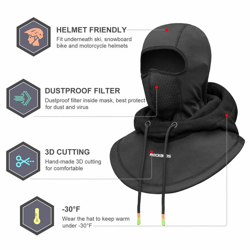 Thermal Fleece Ski Balaclava - OVERLANDERS Outfitter