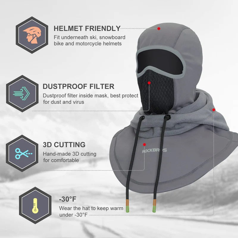 Thermal Fleece Ski Balaclava - OVERLANDERS Outfitter